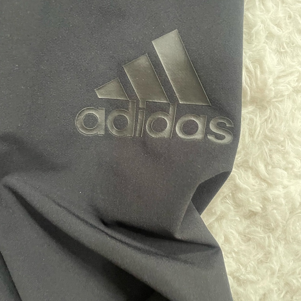 Adidas Men's Black Windbreaker with Gray Accents - Picture 2 of 16